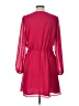 POPSUGAR 100% Polyester Polka Dots Pink Casual Dress Size L - photo 2