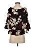Eight Sixty Black 3/4 Sleeve Blouse Size S - photo 2