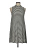 Everly Stripes Gray Casual Dress Size S - photo 1
