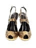 Be&D 100% Leather Metallic Gold Heels Size EU 36 - photo 2
