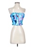 White Fox 100% Polyester Blue Sleeveless Blouse Size XS - photo 1