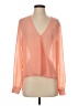 WAYF 100% Polyester Orange Long Sleeve Blouse Size S - photo 1