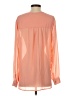 WAYF 100% Polyester Orange Long Sleeve Blouse Size S - photo 2
