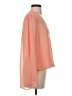 WAYF 100% Polyester Orange Long Sleeve Blouse Size S - photo 4