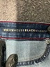 White House Black Market Color Block Blue Jeans Size 4 - photo 7