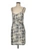 Forever 21 Contemporary 100% Polyester Paisley Gray Cocktail Dress Size M - photo 1