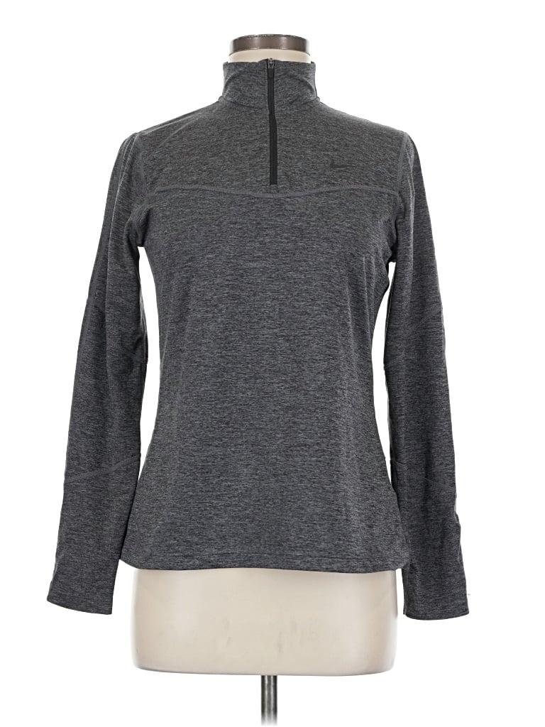 Pre-owned Nike Turtleneck Sweater In Gray
