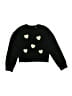 Assorted Brands Hearts Black Pullover Sweater Size 4 - photo 1