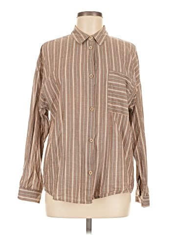 Passport Long Sleeve Button-Down Shirt (view 1)