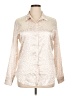 Unbranded 100% Polyester Animal Print Ivory Long Sleeve Blouse Size XL - photo 1