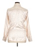Unbranded 100% Polyester Animal Print Ivory Long Sleeve Blouse Size XL - photo 2