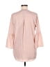 Bass 100% Polyester Pink 3/4 Sleeve Blouse Size M - photo 2