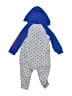 Hurley Print Blue Long Sleeve Onesie 6-9 MO / 9 MO - photo 2