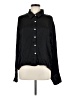 SNDYS. Solid Black Long Sleeve Blouse Size 8 - photo 1