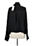SNDYS. Solid Black Long Sleeve Blouse Size 8 - photo 2