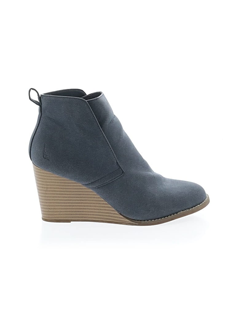 Pre-owned Nautica Ankle Boots In Blue
