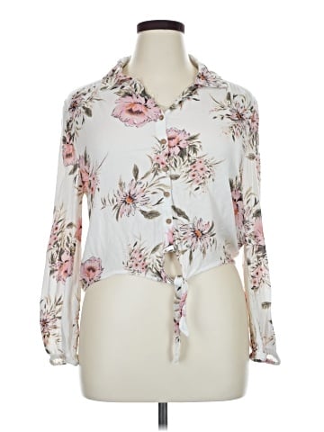 American Rag Cie 3/4 Sleeve Blouse (view 1)