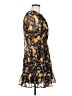 Old Navy 100% Polyester Print Yellow Casual Dress Size M - photo 4