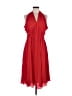 Reiss 100% Polyester Solid Red Cocktail Dress Size 6 - photo 1