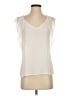 Rinascimento Ivory Sleeveless Blouse Size S - photo 1