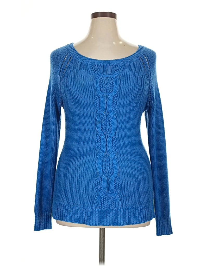 Pre-owned Apt. 9 Pullover Sweater In Blue