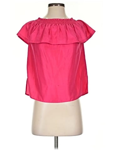 Moda International Short Sleeve Silk Top (view 1)