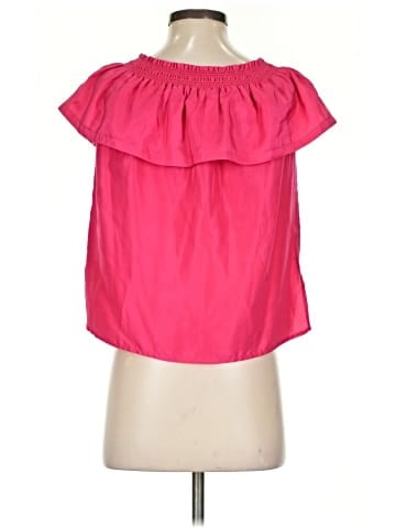 Moda International Short Sleeve Silk Top (view 2)