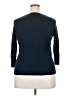 Mak Sweater Blue Cardigan Size 2X - photo 2