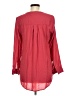 Sandra Ingrish 100% Rayon Red Long Sleeve Blouse Size M - photo 2