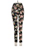 Unbranded Floral Black Leggings One size - photo 1