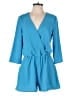 Illa Illa Solid Blue Romper Size M - photo 1