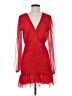 4SI3NNA 100% Polyester Red Cocktail Dress Size S - photo 1