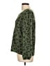 Elle Animal Print Green Pullover Sweater Size L - photo 5