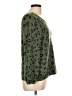 Elle Animal Print Green Pullover Sweater Size L - photo 4