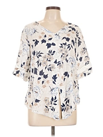 AB Studio Short Sleeve Blouse (view 1)