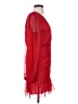 4SI3NNA 100% Polyester Red Cocktail Dress Size S - photo 4