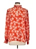 Socialite 100% Polyester Orange Long Sleeve Blouse Size XL - photo 1