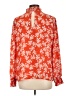 Socialite 100% Polyester Orange Long Sleeve Blouse Size XL - photo 2