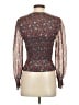 Intermix 100% Silk Red 3/4 Sleeve Silk Top Size 2 - photo 2
