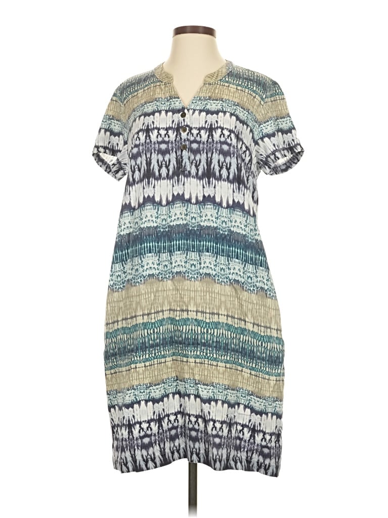 Pre-owned Coldwater Creek Casual Dress In Teal