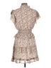 Unbranded 100% Polyester Floral Tan Casual Dress Size L - photo 2