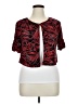 Perceptions Red Short Sleeve Blouse Size 14 - photo 1