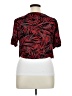 Perceptions Red Short Sleeve Blouse Size 14 - photo 2