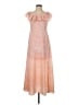 BCBG Paris Chevron-herringbone Orange Casual Dress Size S - photo 1