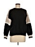 Sanctuary Color Block Black Pullover Sweater Size M - photo 1