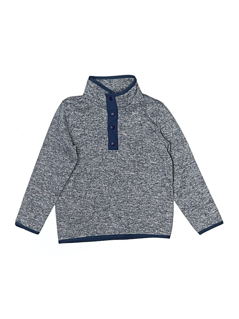Pre-owned Crewcuts Outlet Kids' Pullover Sweater In Blue