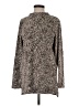 Lands' End Animal Print Brown Turtleneck Sweater Size S - photo 1
