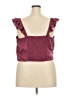 Torrid Burgundy Sleeveless Blouse Size 3X Plus (3) - photo 2