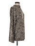 Lands' End Animal Print Brown Turtleneck Sweater Size S - photo 4