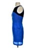 5/48 100% Silk Color Block Blue Cocktail Dress Size XS - photo 5